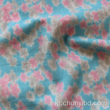 최신 디자인 고품질 폴리 1000 스프링 꽃 패턴 소파 커버 의류를위한 극성 양털 맞춤형 색상